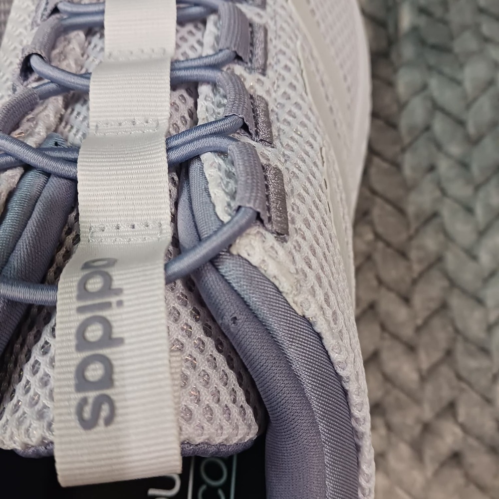 Adidas Cloudfoam Comfort Low Sneakers Women Shoes Dash Grey white Size 9 - Picture 10 of 10